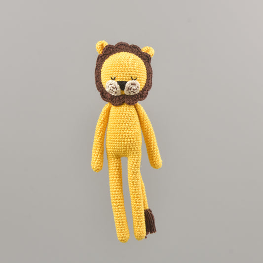 Adam the lion crochet slender doll