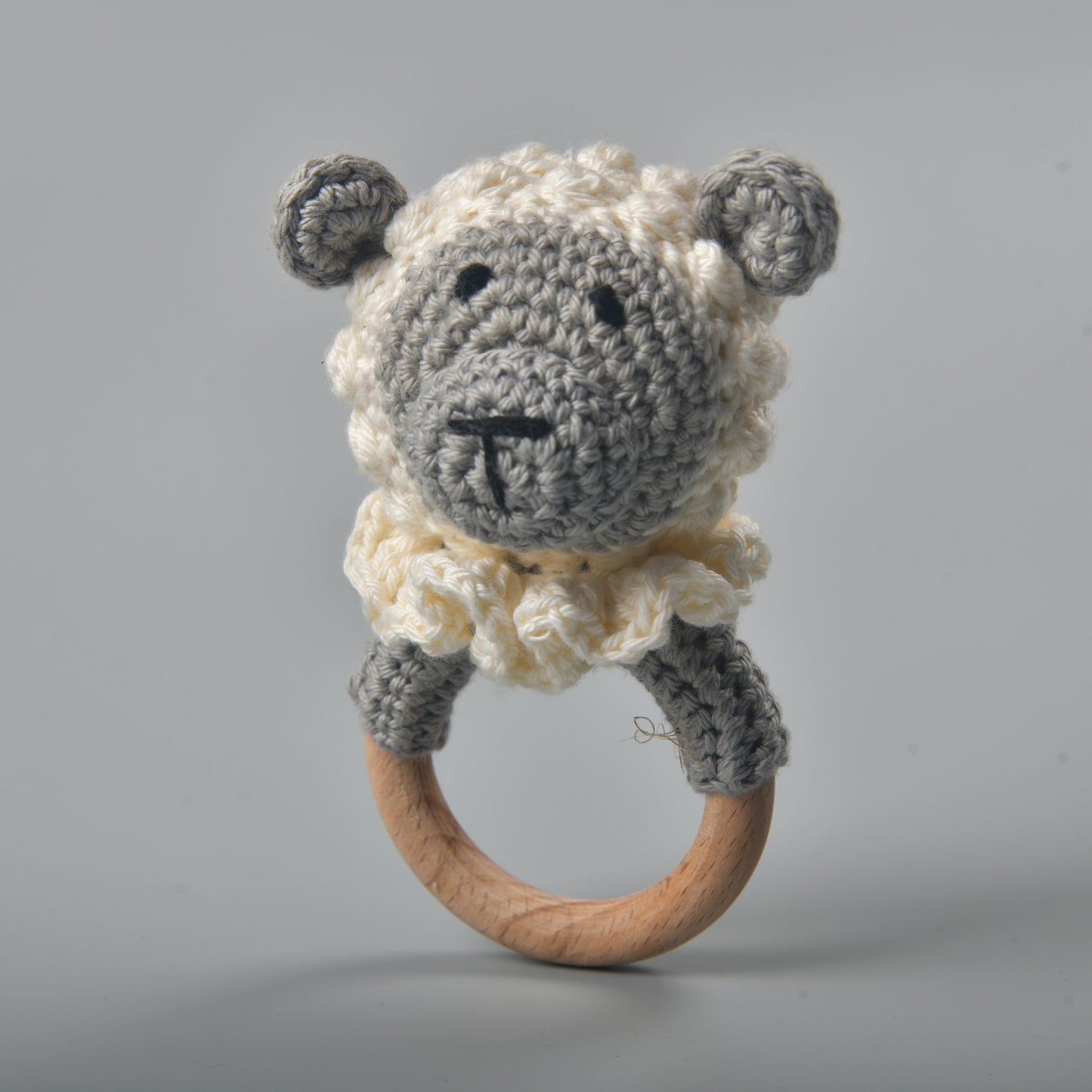 Shank the Sheep - Crochet Teether cum Rattle