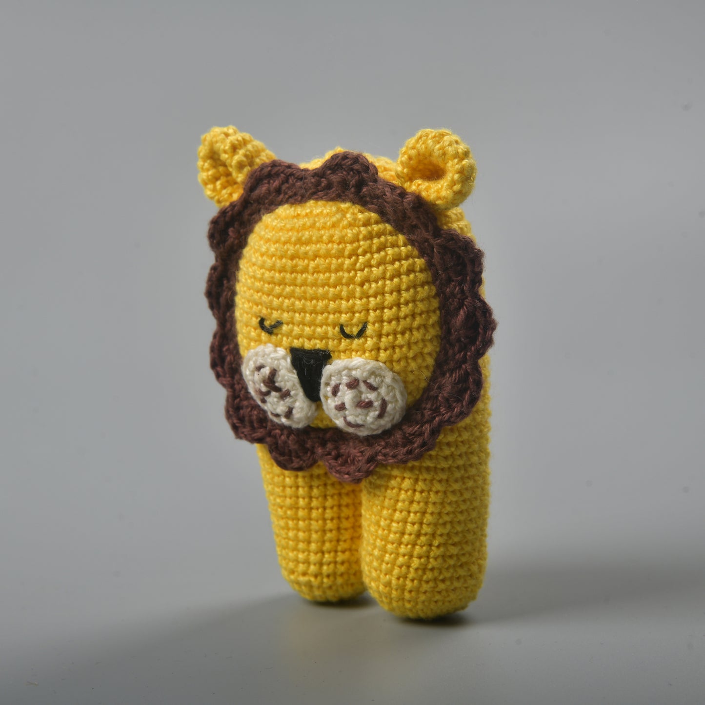 Adam the Lion - Crochet Rattle