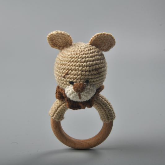 Buddy Bear - Crochet Teether cum Rattle
