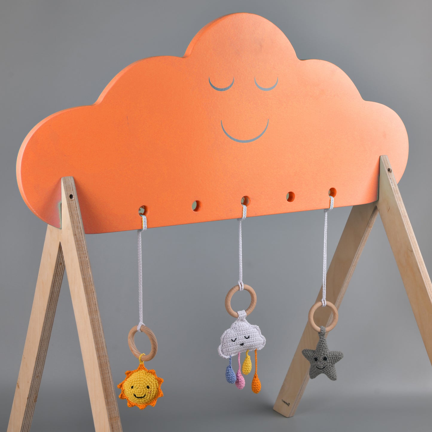 Cloud baby play gym - Orange