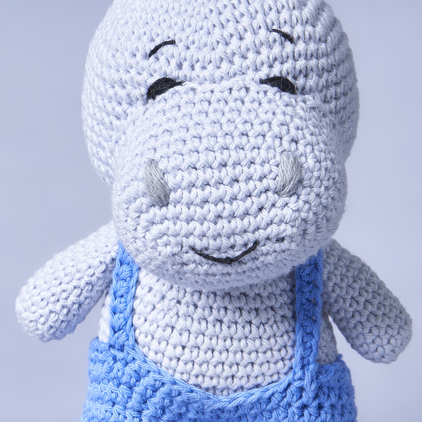 Blippo Hippo crochet toy