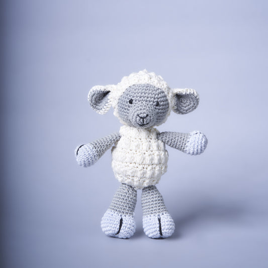 Shank the sheep crochet toy