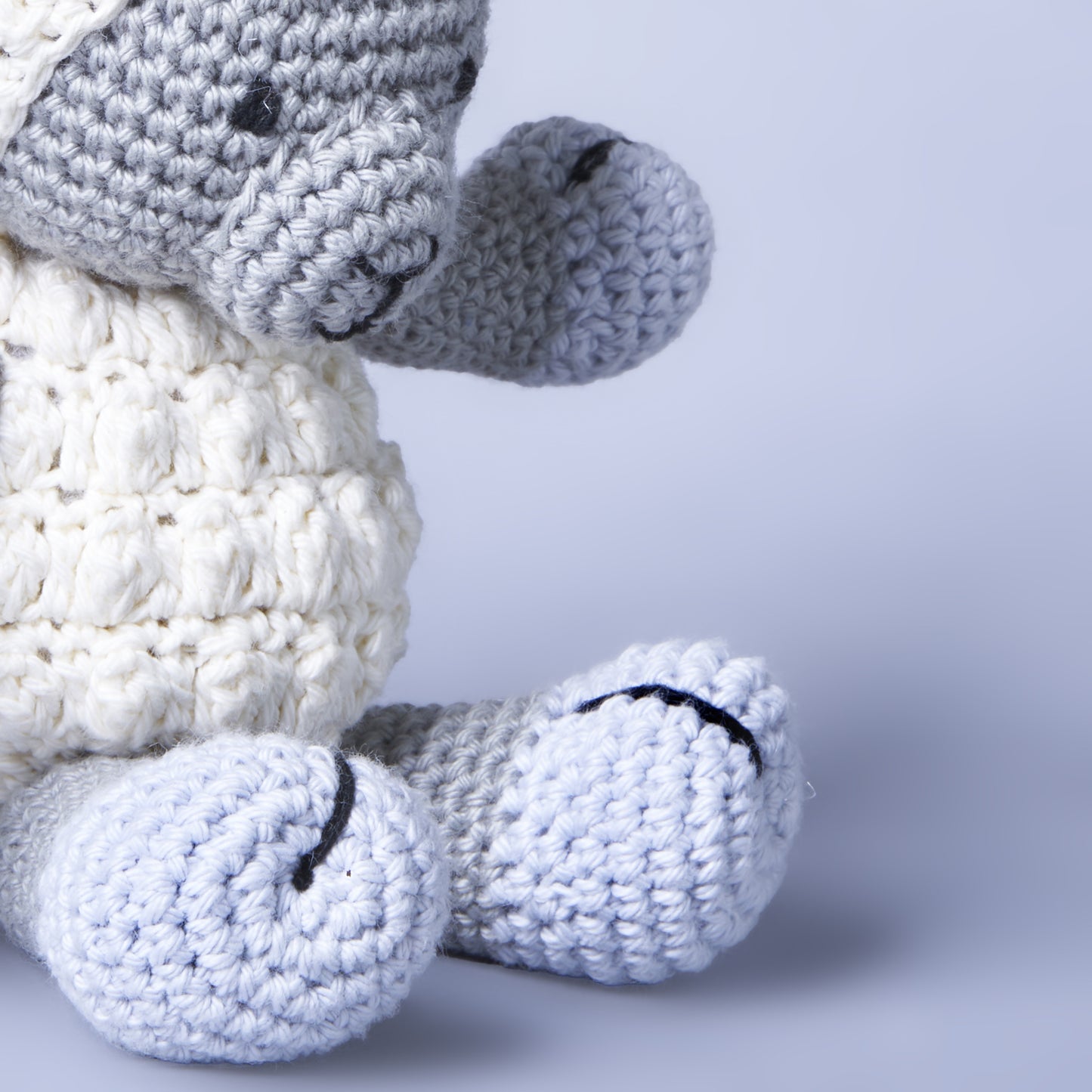 Shank the sheep crochet toy